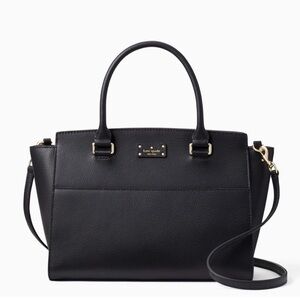 Kate Spade Lana Grove Street - Black Handbag - Like New
